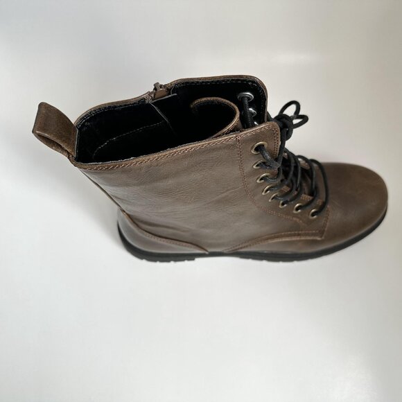 Sonoma So Reindeer Women Boots Combat Zipper Closure Brown Size 9.5 Med NWOB - Picture 6 of 9